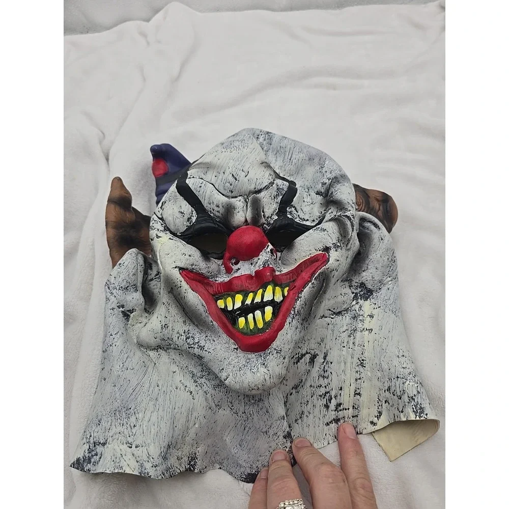Scary Halloween Clown Mask Costume Party Cosplay Jokester‎ Psycho Clown